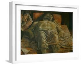 Dead Christ (The Foreshortened Christ)-Andrea Mantegna-Framed Giclee Print