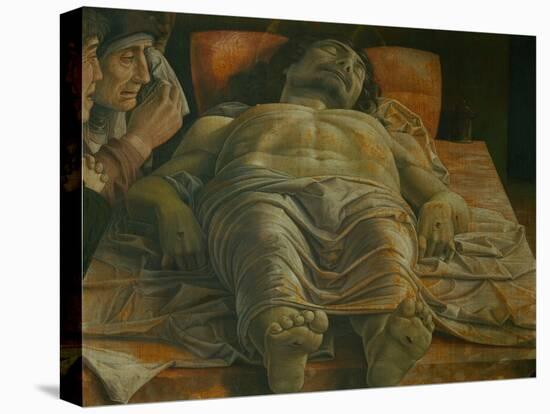 Dead Christ (The Foreshortened Christ)-Andrea Mantegna-Stretched Canvas