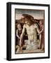 Dead Christ with Two Angels (Tempera on Panel, 1460)-Giovanni Bellini-Framed Giclee Print