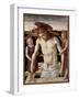 Dead Christ with Two Angels (Tempera on Panel, 1460)-Giovanni Bellini-Framed Giclee Print