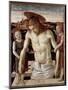 Dead Christ with Two Angels (Tempera on Panel, 1460)-Giovanni Bellini-Mounted Giclee Print