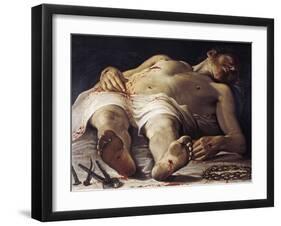 Dead Christ-Annibale Carracci-Framed Giclee Print