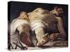 Dead Christ-Annibale Carracci-Stretched Canvas
