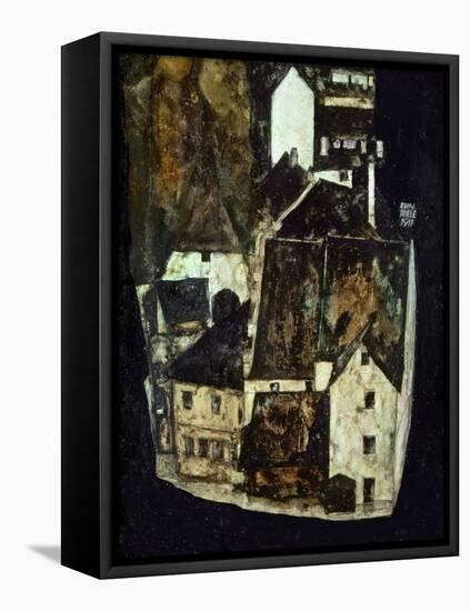 Dead City III (City on the Blue River III), 1911-Egon Schiele-Framed Stretched Canvas