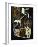 Dead City III (City on the Blue River III), 1911-Egon Schiele-Framed Giclee Print