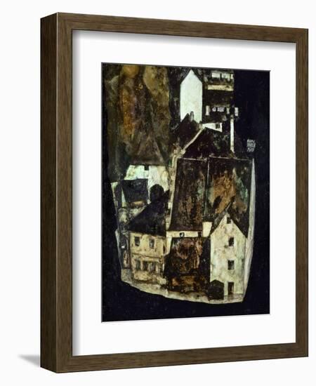 Dead City III (City on the Blue River III), 1911-Egon Schiele-Framed Giclee Print