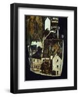 Dead City III (City on the Blue River III), 1911-Egon Schiele-Framed Giclee Print