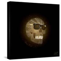 Dead Cool - Skull with Sunglasses-Dominique Vari-Stretched Canvas