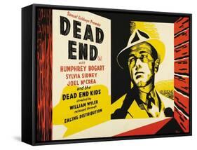 Dead End, UK Movie Poster, 1937-null-Framed Stretched Canvas