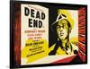 Dead End, UK Movie Poster, 1937-null-Framed Art Print