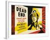 Dead End, UK Movie Poster, 1937-null-Framed Art Print