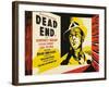 Dead End, UK Movie Poster, 1937-null-Framed Art Print