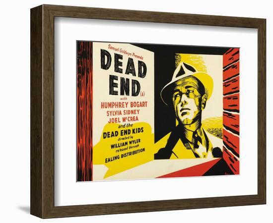 Dead End, UK Movie Poster, 1937-null-Framed Art Print