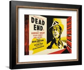 Dead End, UK Movie Poster, 1937-null-Framed Art Print