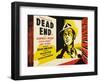 Dead End, UK Movie Poster, 1937-null-Framed Art Print