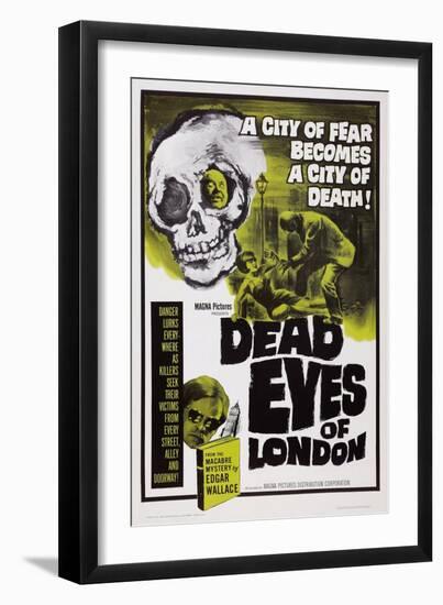 Dead Eyes of London, 1961-null-Framed Art Print