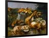 Dead Game and Weasels, C.1642 (Oil on Oak-Veneered Masonite Panel)-Jan Fyt-Framed Giclee Print