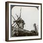 Dead German Soldiers on the Wire after a Night Raid, Givenchy, France, World War I, 1914-1918-null-Framed Photographic Print