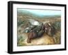 Dead Grouse in Landscape-null-Framed Giclee Print