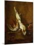 Dead Hare with Red Partridge, Around 1728-Jean-Baptiste Simeon Chardin-Mounted Giclee Print