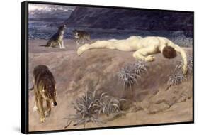 Dead Hector, 1892-Briton Rivière-Framed Stretched Canvas