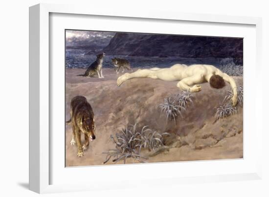 Dead Hector, 1892-Briton Rivière-Framed Giclee Print