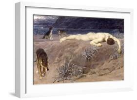 Dead Hector, 1892-Briton Rivière-Framed Giclee Print