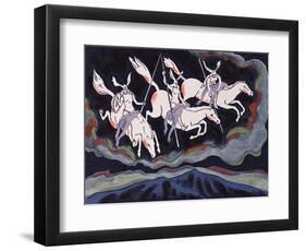 Dead Heroes are Brought to Valhalla: Illustration for 'Die Walkure'-Phil Redford-Framed Premium Giclee Print