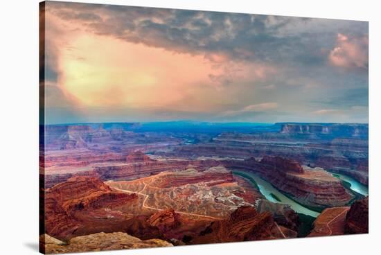 Dead Horse State Park. Utah, USA.-Tom Norring-Stretched Canvas