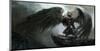 Dead Knight Or Fallen Angel-null-Mounted Art Print