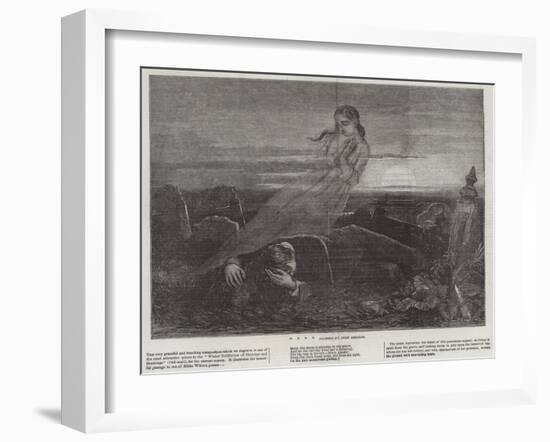 Dead Man Angel Grave Sunrise-John Absolon-Framed Giclee Print