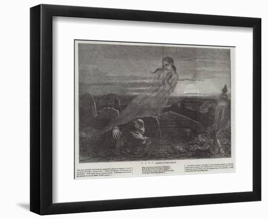 Dead Man Angel Grave Sunrise-John Absolon-Framed Premium Giclee Print