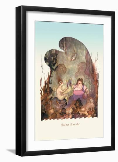 Dead Men Tell No Tales-Rea Irvin-Framed Art Print