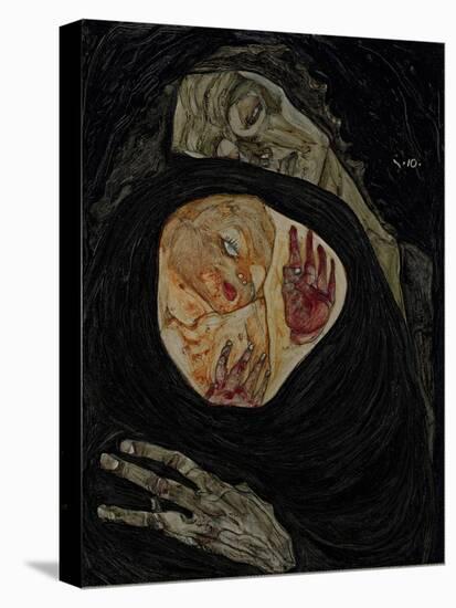 Dead Mother I, 1910-Egon Schiele-Stretched Canvas