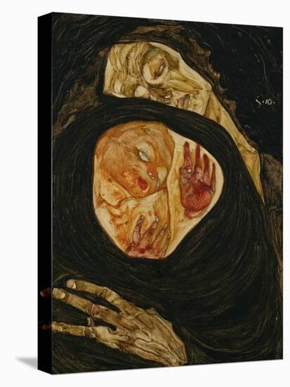 Dead Mother, Tote Mutter (I)-Egon Schiele-Stretched Canvas