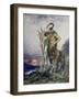 Dead Poet Borne by Centaur, about 1890-Gustave Moreau-Framed Giclee Print