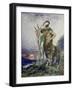 Dead Poet Borne by Centaur, about 1890-Gustave Moreau-Framed Giclee Print