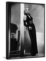 Dead Reckoning, Lizabeth Scott, Modeling a Gown by Jean Louis, 1947-null-Framed Photo