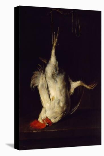 Dead Rooster-Gabriel Metsu-Stretched Canvas