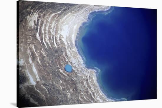 Dead Sea from Above.-Stefano Amantini-Stretched Canvas