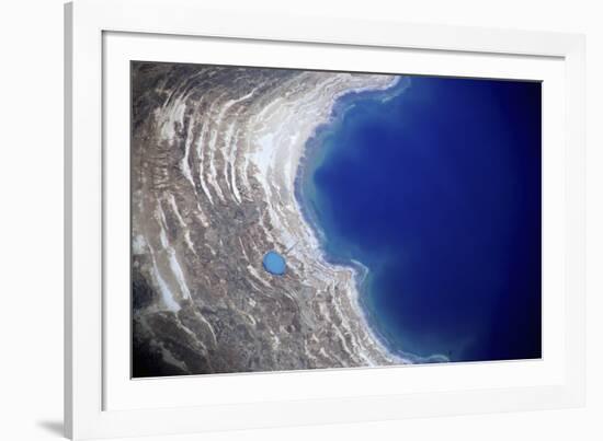 Dead Sea from Above.-Stefano Amantini-Framed Photographic Print