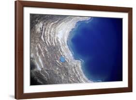 Dead Sea from Above.-Stefano Amantini-Framed Photographic Print