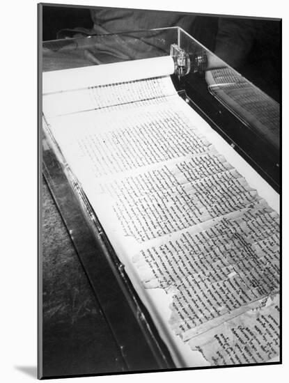 Dead Sea Scrolls on Display-null-Mounted Photographic Print