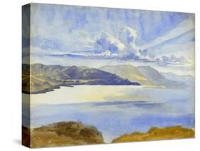 Dead Sea View Looking South, 1875-Claude Conder-Stretched Canvas