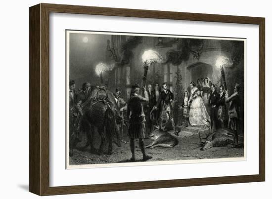 Dead Stags at Balmoral-Carl Haag-Framed Art Print