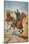 Dead Sure: A U.S. Cavalry Trooper in the 1870S-Charles Schreyvogel-Mounted Giclee Print