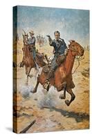 Dead Sure: A U.S. Cavalry Trooper in the 1870S-Charles Schreyvogel-Stretched Canvas