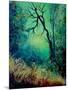 Dead Tree in Misty Landscape-Pol Ledent-Mounted Art Print