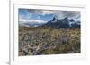 Dead Trees in Front of Cuernos Del Paine, Torres Del Paine National Park, Chilean Patagonia, Chile-G & M Therin-Weise-Framed Photographic Print