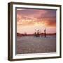 Dead Valley in Namibia at Dark-Andrushko Galyna-Framed Photographic Print